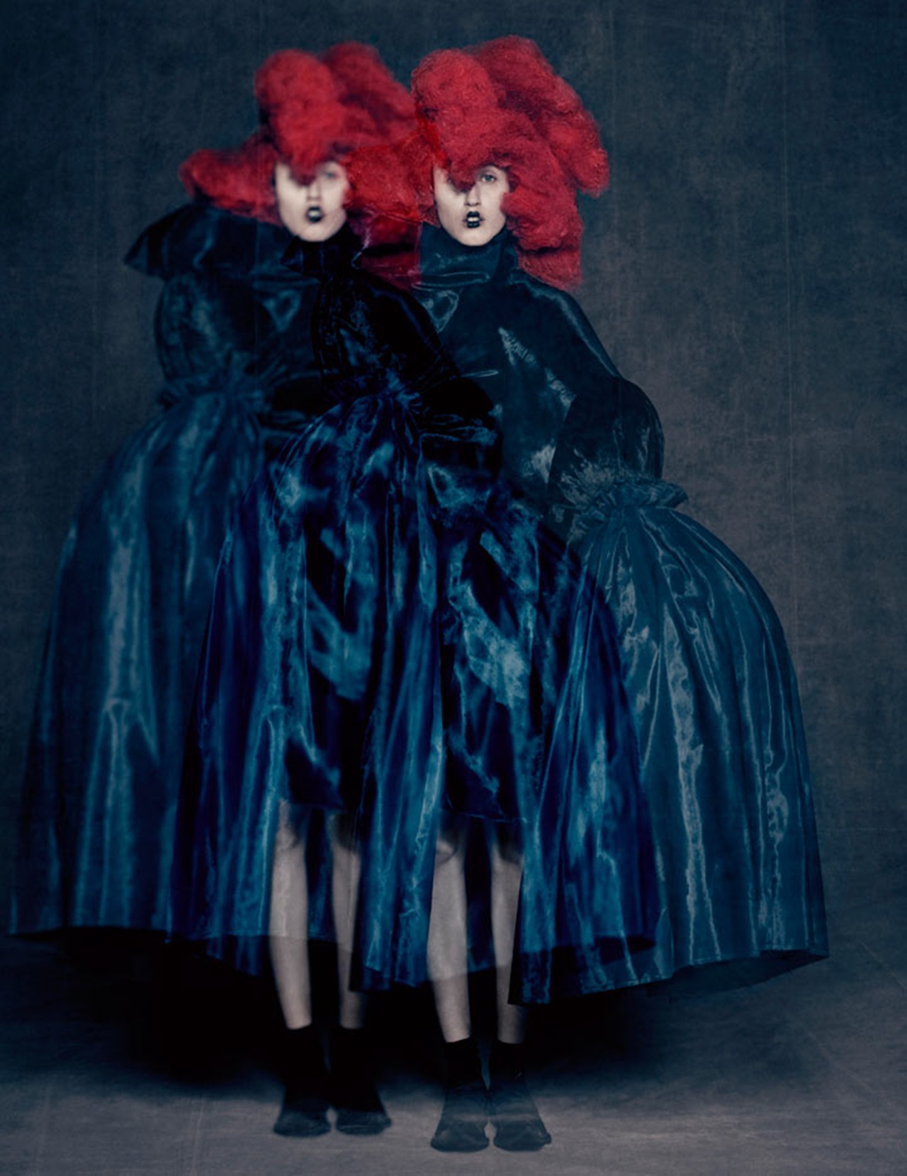 Rei Kawakubo (Japanese, born 1942) for Comme des Garçons (Japanese, founded 1969). Blue Witch, spring/summer 2016; Courtesy of Comme des Garçons. Photograph by © Paolo Roversi