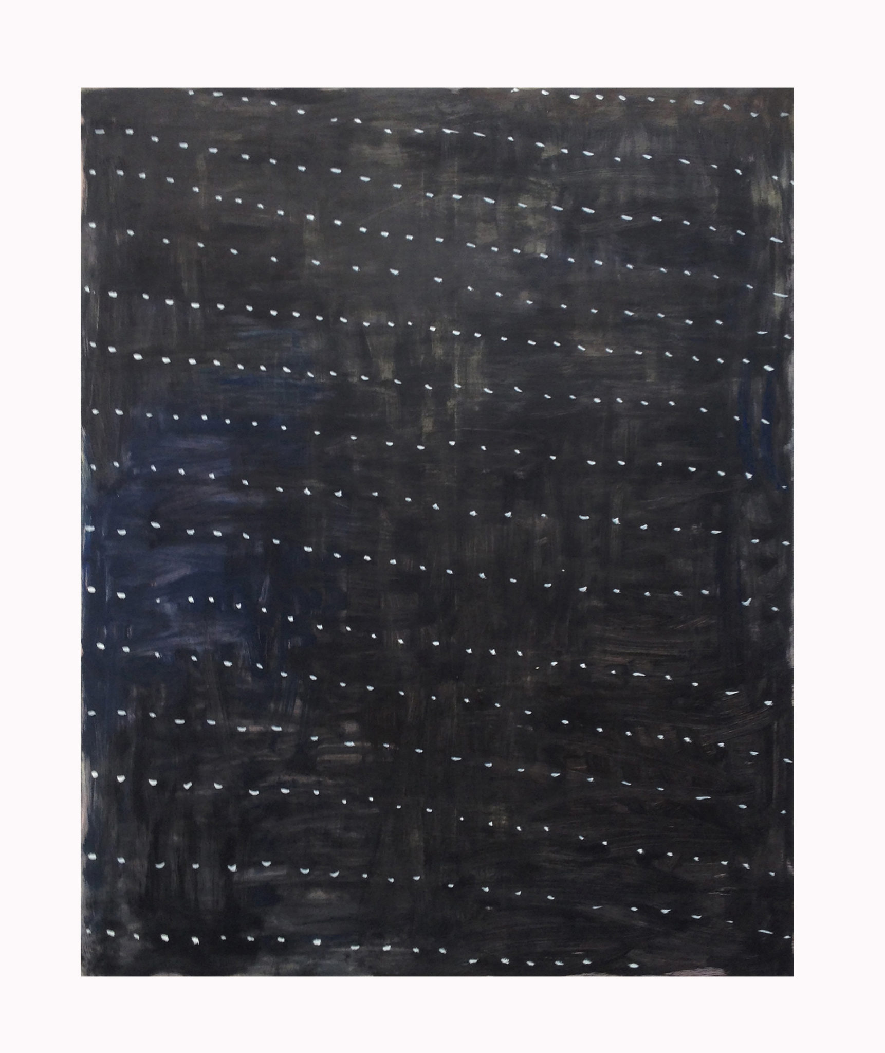 Marie Claude Bugeaud, galerie Berthet-Aittouarès, lanuit avec Diégo 4-2013-huile sur toile,162×130 cm
