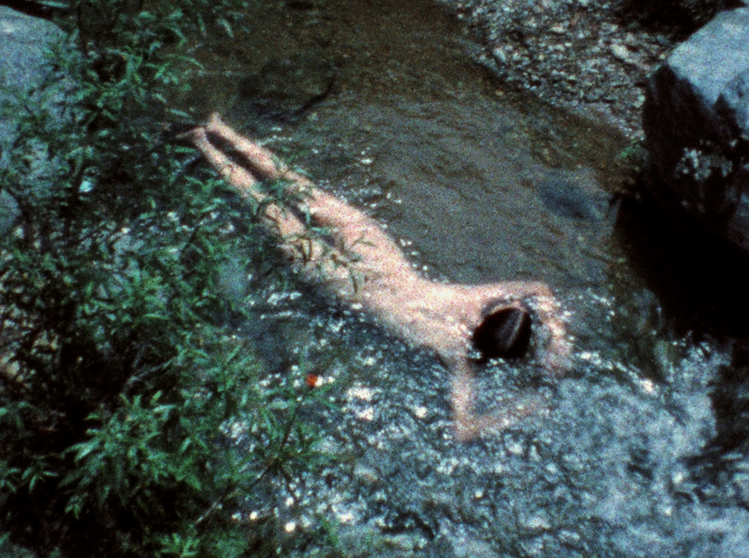 Creek 1974 Ana Mendieta Film Super-8. © The Estate of Ana Mendieta Collection, LLC. Courtesy Galerie Lelong & Co.