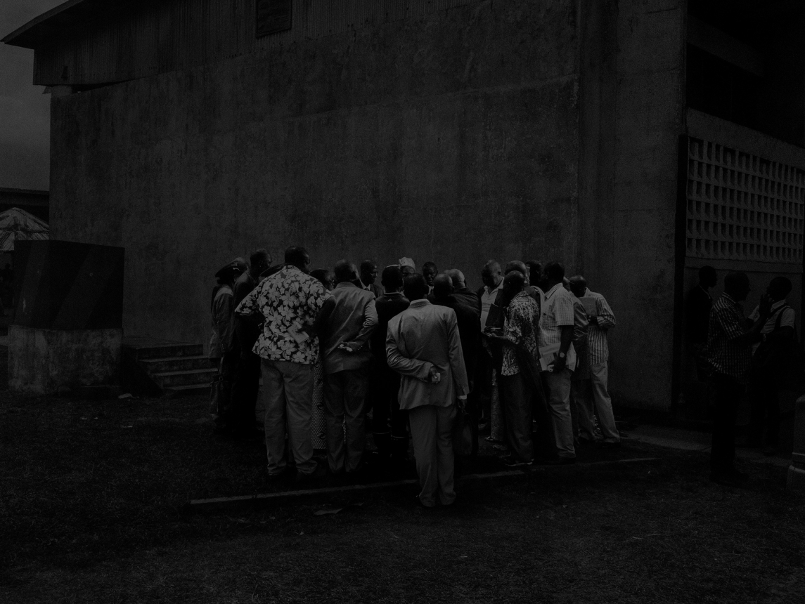 République du Congo, 2013, Scene #5370, Rassemblement des élus locaux à Pointe Noire. Alex Majoli / Magnum Photos