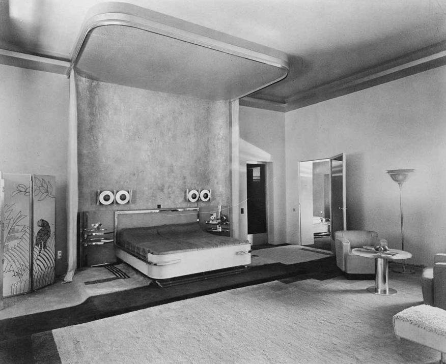 Eckart Muthesius, Chambre de la maharani, vers 1933 © Collection Vera Muthesius / Adagp, Paris, 2019