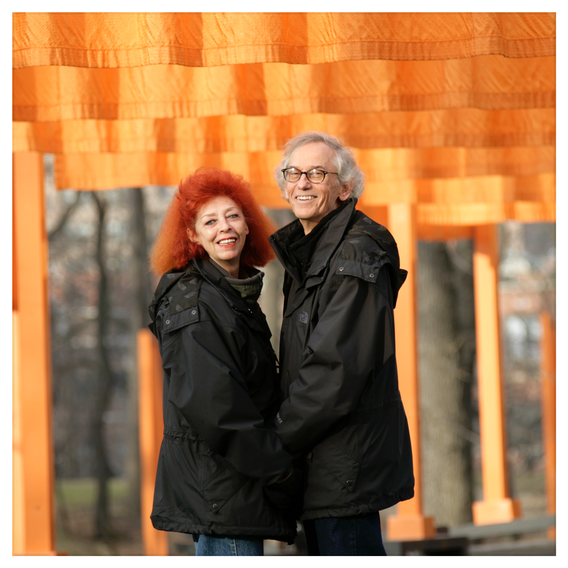 Christo and Jeanne-Claude 2005, The Gates, Photo Wolfgang Volz, courtesy Christo 2005.