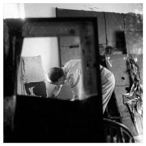 photographie noir et blanc atelier artiste