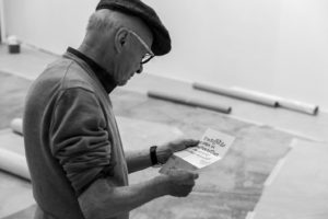 photographie d'artiste à l'oeuvre