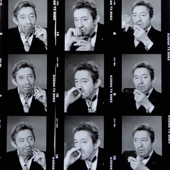 divers portraits de Serge Gainsbourg