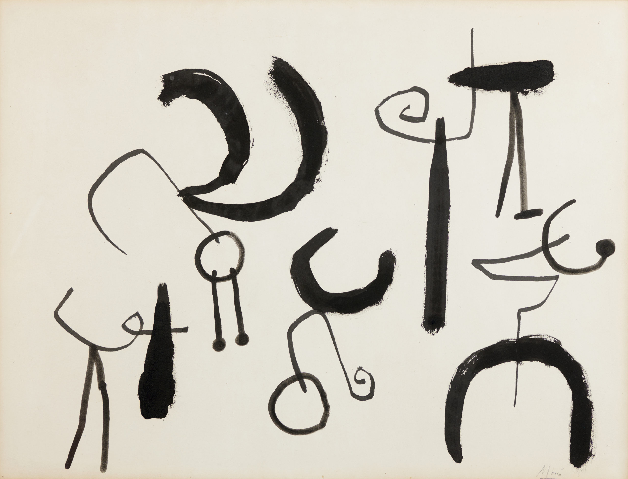 Galerie AB Miro Composition 1953