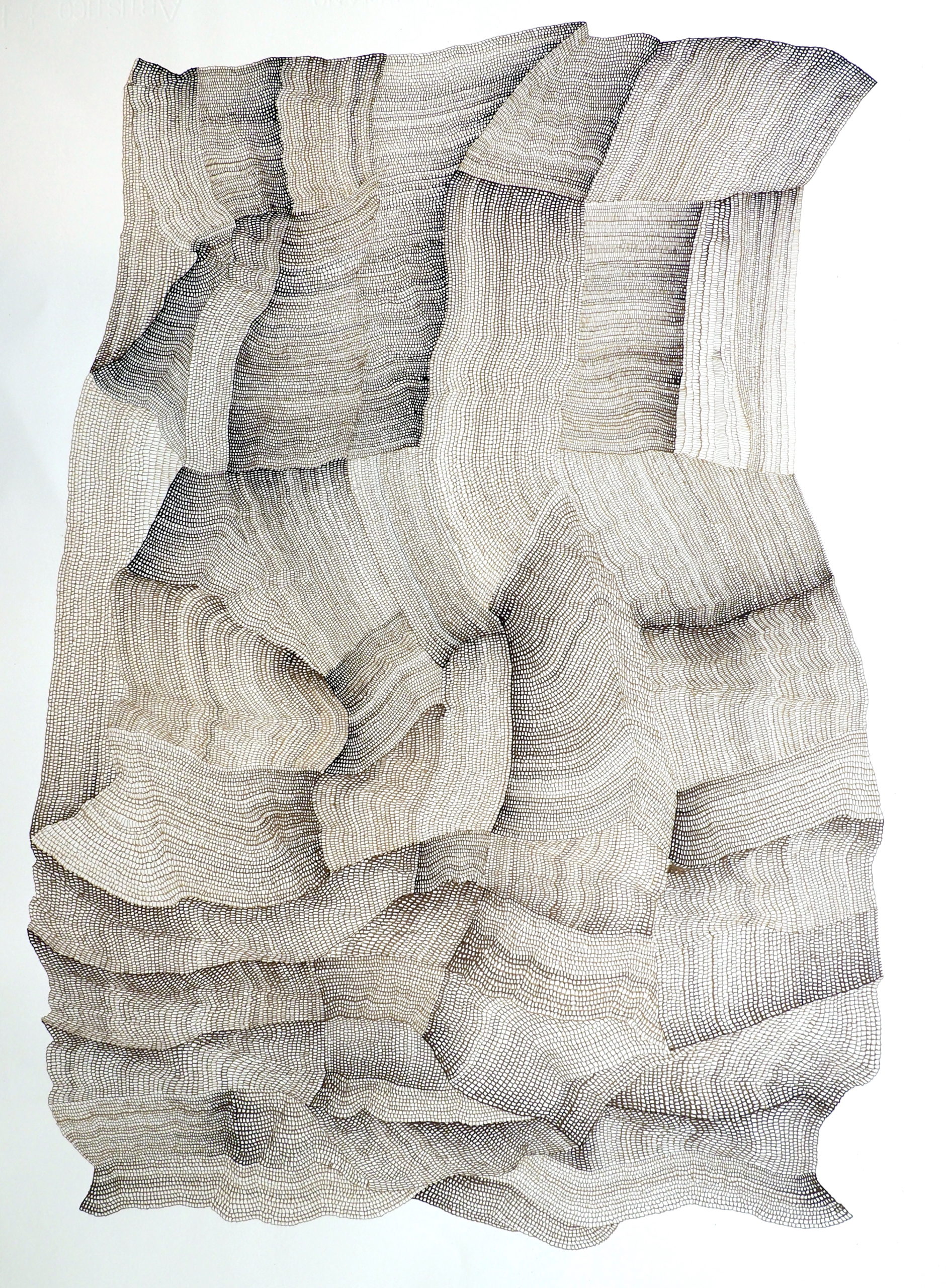 Hala Schoukair, Sans titre, encre sur papier, 76 x 56 cm