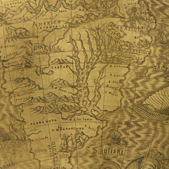 Johannes Praetorius Globe terrestre (détail)
