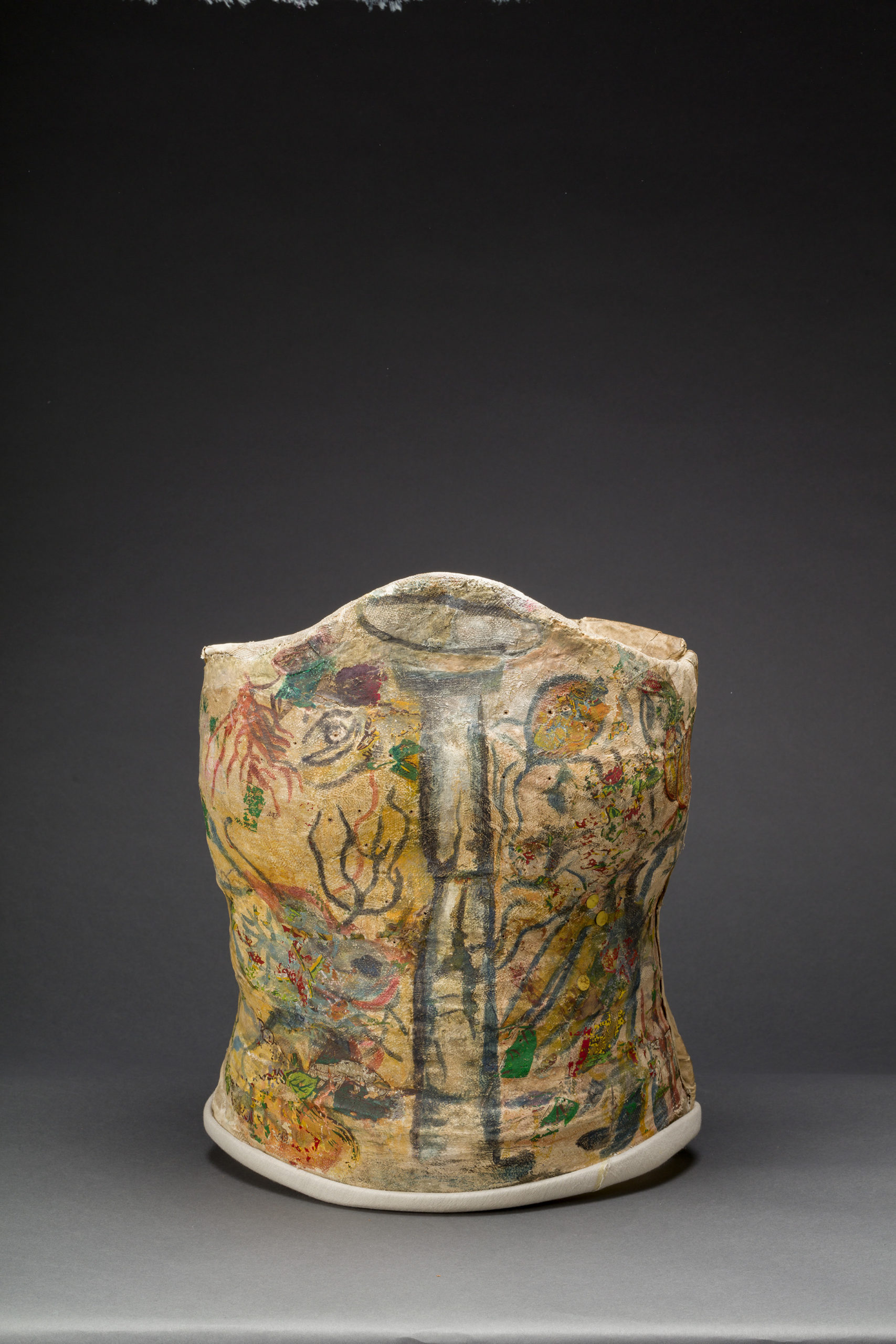 corset peint appartenant à Frida Kahlo
