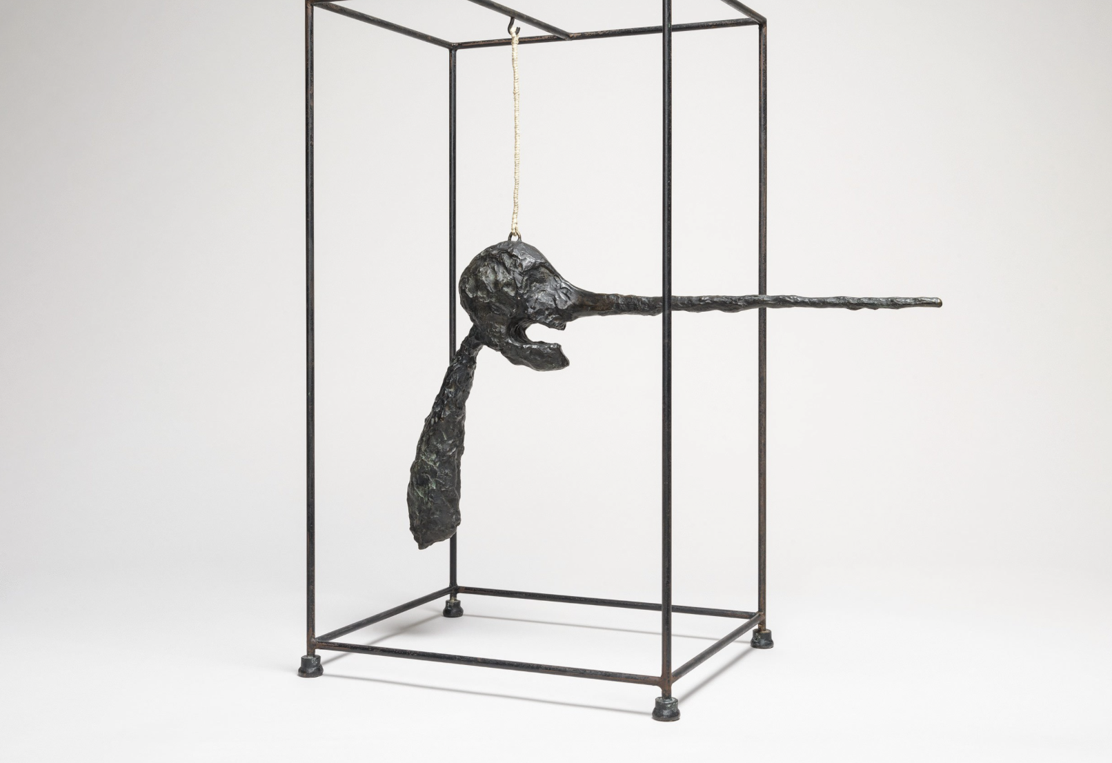 Alberto Giacometti, Le Nez, 1947 (version de 1949), Bronze, 80,9 x 70,5 x 40,6 cm, coll.Fondation Giacometti, Paris. © Succession Giacometti (Fondation Giacometti, Paris et ADAGP, Paris)