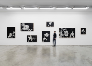 « JR. Dans la lumière. Solo Show ». Paris, Galerie Perrotin.Dans la lumière #4, Bois, 2024