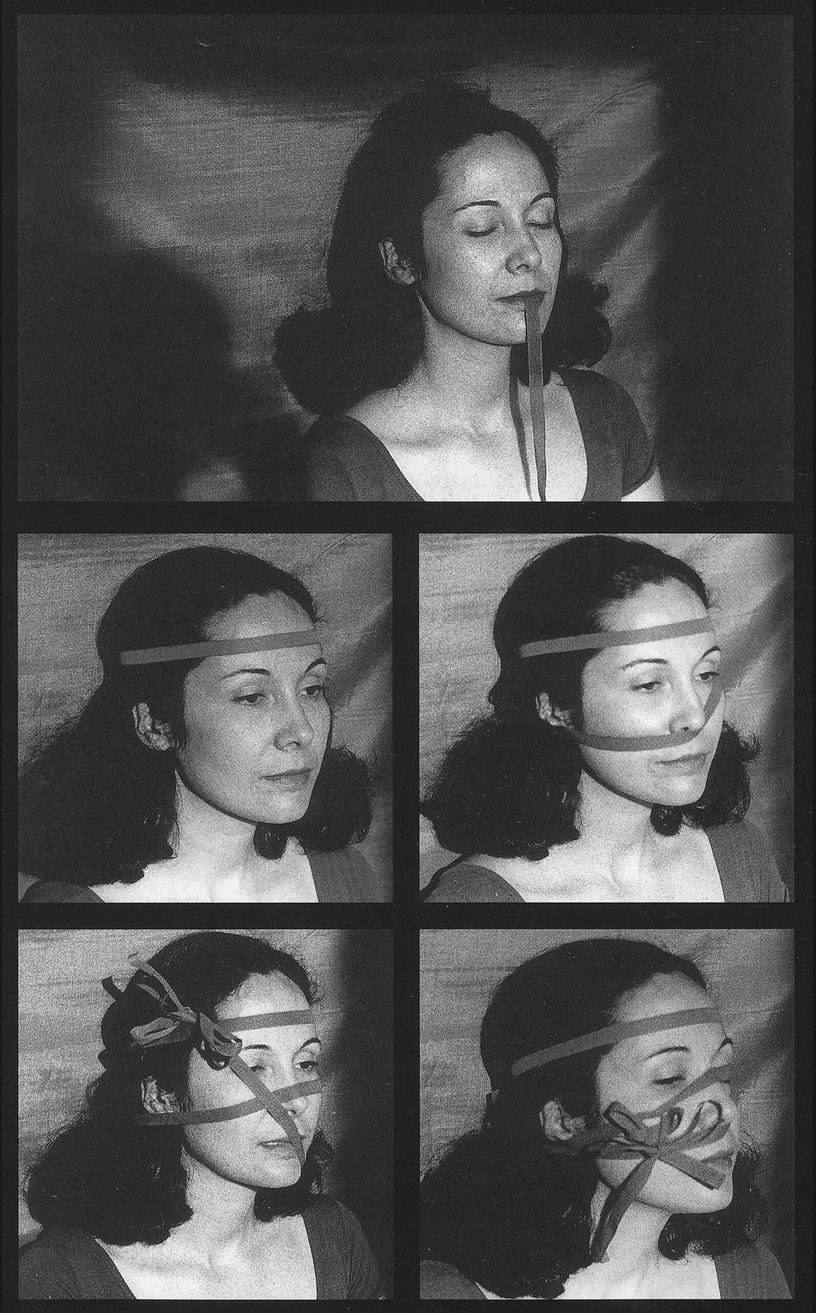 Anna Maria Maiolino, De: Para: (From: To:), from Photopoemaction series, 1974/2010 Courtesy the artist and Galleria Raffaella Cortese, Milan - Albisola Photo: Max Nauenberg.
