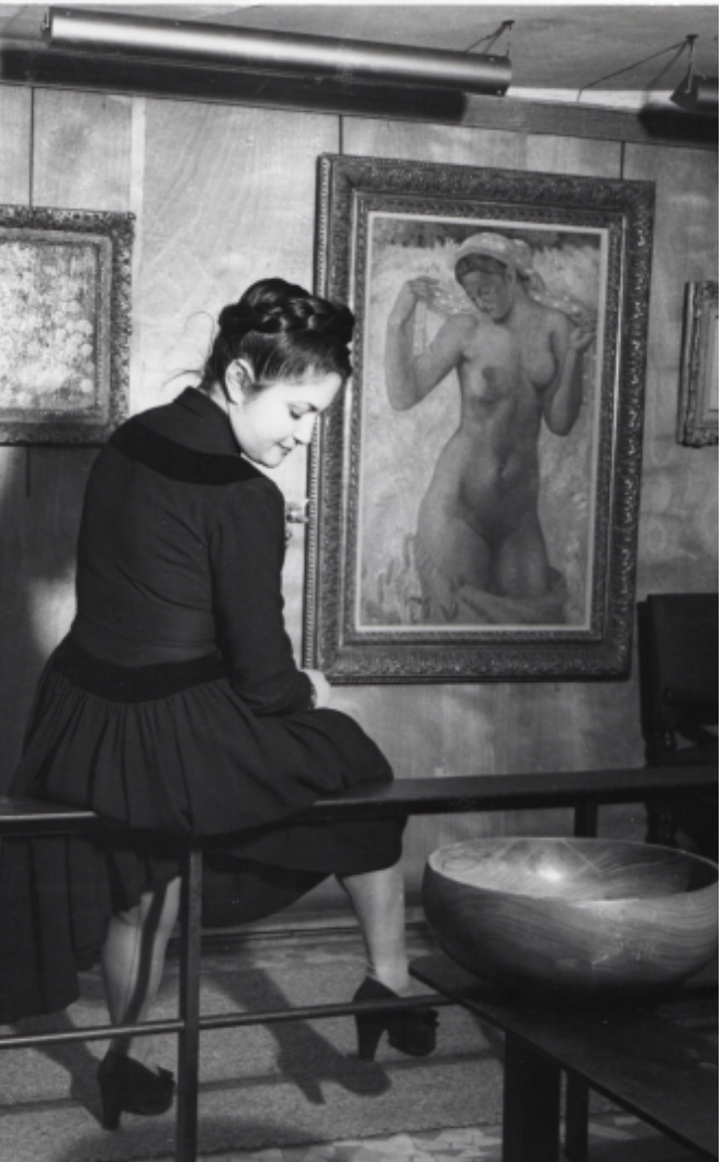Portrait de Dina Verny, courtesy de la galerie