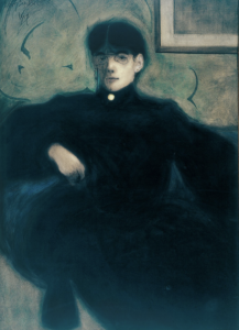 Léon Spilliaert, Dame au pince-nez (Lady with Lorgnette), 1907