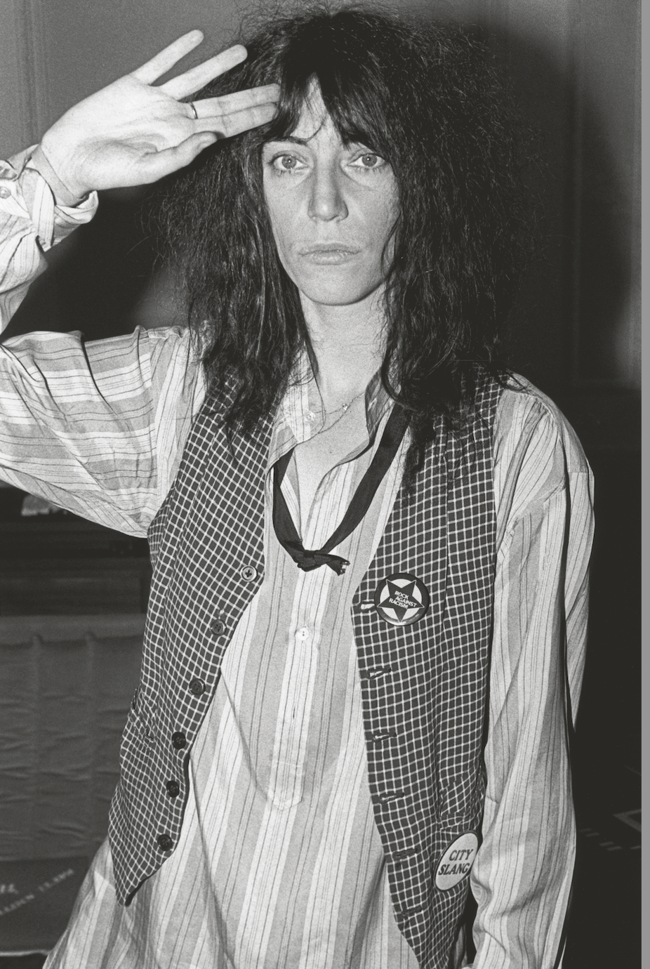 Dennis Morris, Patti Smith during the promotional tour for Horses, London, 1976 © Dennis Morris