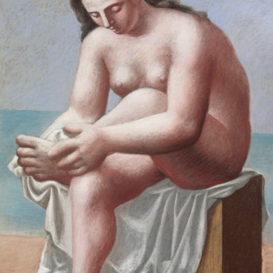 Pablo Picasso, Nu assis s'essuyant le pied, 1921 © Succession Picasso 2024