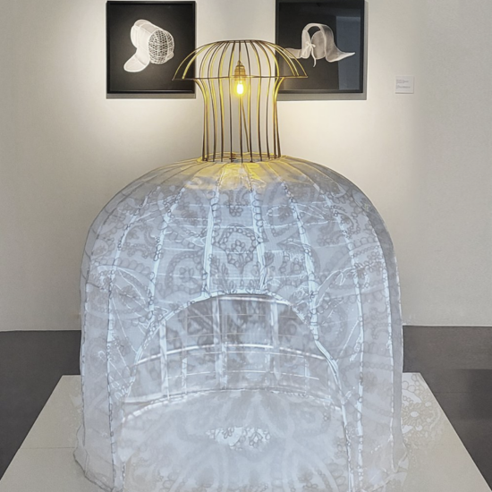 Âmes de dentelle, Christine Mathieu. Chantilly. Musée de la dentelle de Chantilly. Du 26 avril au 31 août 2025.
