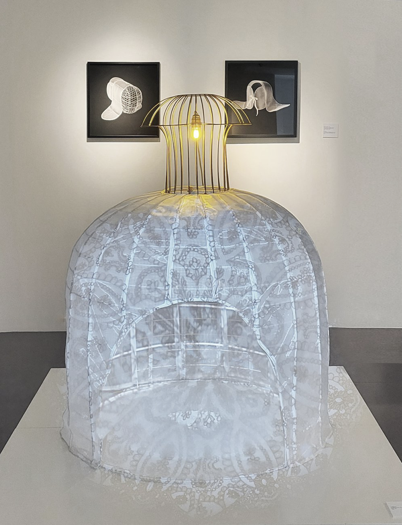 Âmes de dentelle, Christine Mathieu. Chantilly. Musée de la dentelle de Chantilly. Du 26 avril au 31 août 2025.