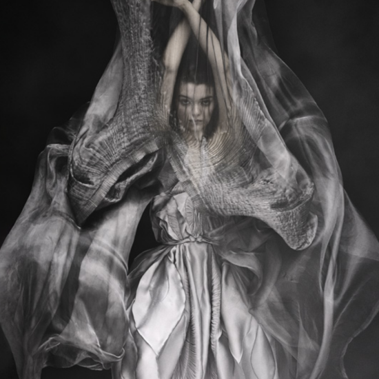 Robe Orchidée, collection haute couture automne-hiver 2012 Spring of Nüwa. Photographie © Laurence Laborie, 2024.
