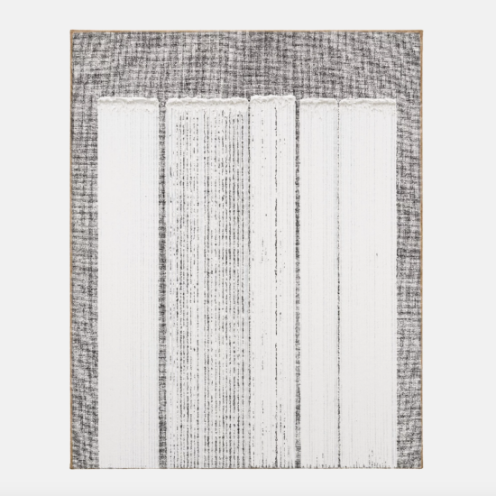 Ha Chong-Hyun Conjunction 24-82, 2024 Oil on hemp cloth 162 x 130 cm 64 x 51 in