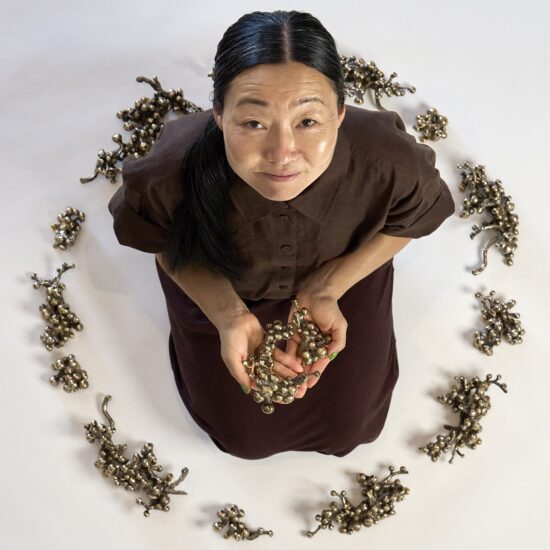 Hiromi Tango, Healing Circle, Quiet Space, 2026, bronze, dimensions variables